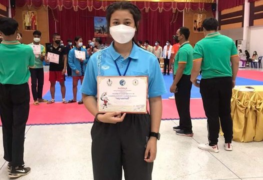 ขอแสดงความยินดีกับนางสาวณิตญาภรณ์ ผาริบุตร นักศึกษาชั้นปีที่ 1 สาขาพลศึกษา คณะครุศาสตร์ มหาวิทยาลัยราชภัฏอุบลราชธานี ขอแสดงความยินดีกับนางสาวณิตญาภรณ์ ผาริบุตร นักศึกษาชั้นปีที่ 1 สาขาพลศึกษา คณะครุศาสตร์ มหาวิทยาลัยราชภัฏอุบลราชธานี